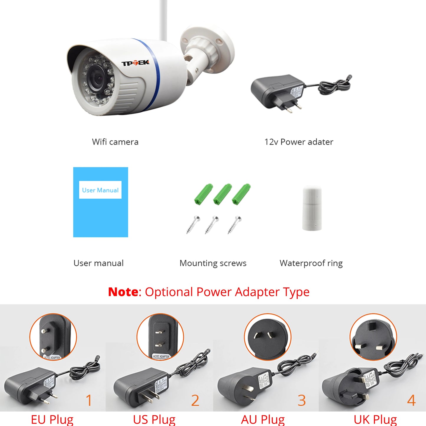 4MP 1080P IP Camera Outdoor WiFi Home Security Camera Wireless Surveillance Wi Fi Bullet Waterproof IP Video HD Camara CamHi Cam