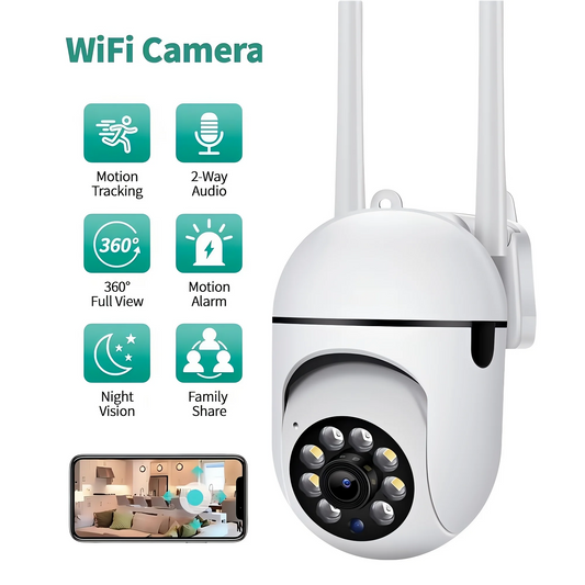 3MP Wifi IP Outdoor Cameras Surveillance Video Human Detection 4X Digital Zoom CCTV Security Wireless Monitor Audio Night Vision