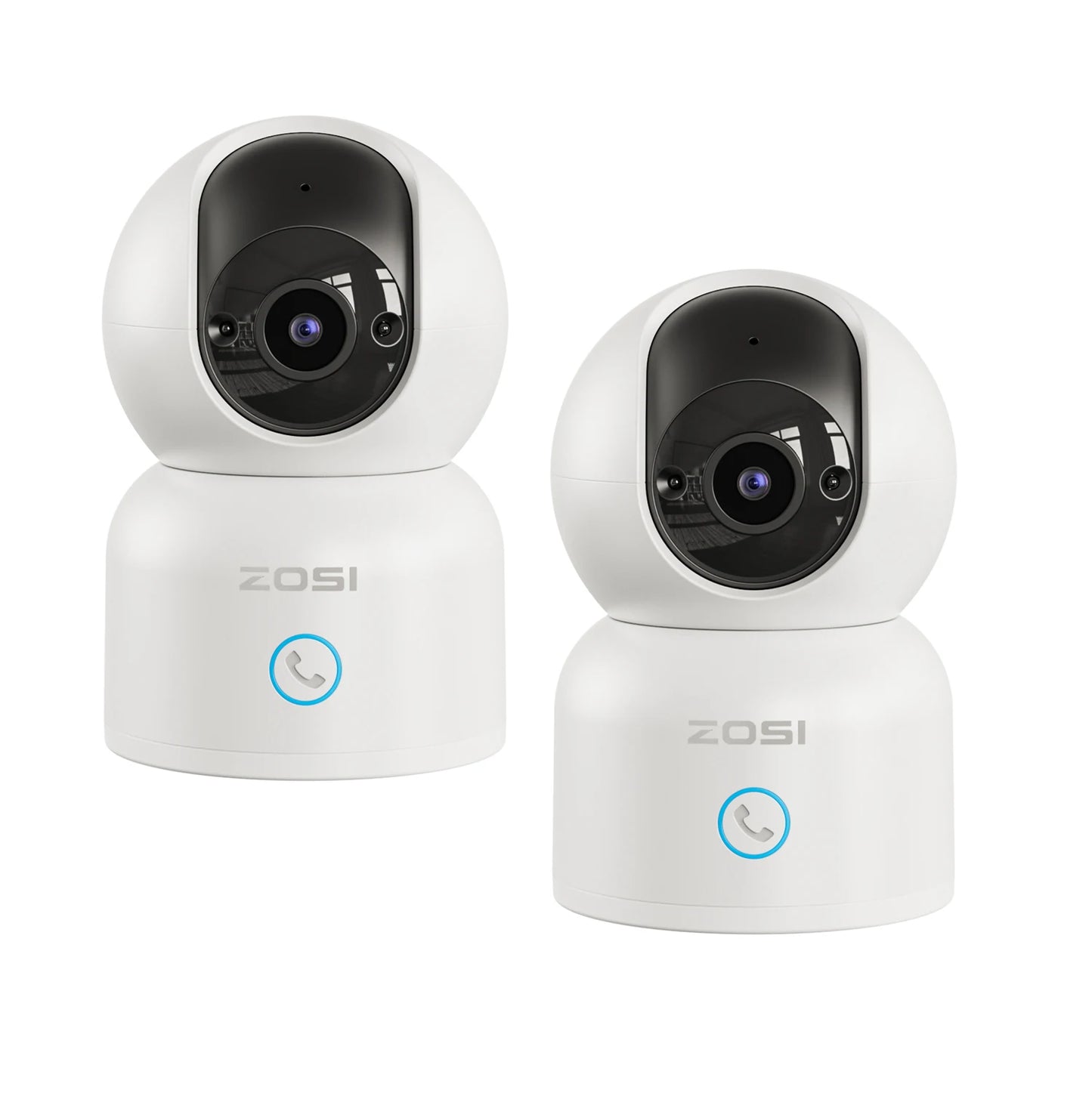 ZOSI Indoor Pan/Tilt Smart Security Camera C518 2K 360 Degree Baby Pet Monitor 2.4G/5G Dual-Band WiFi Home Cam with Phone APP