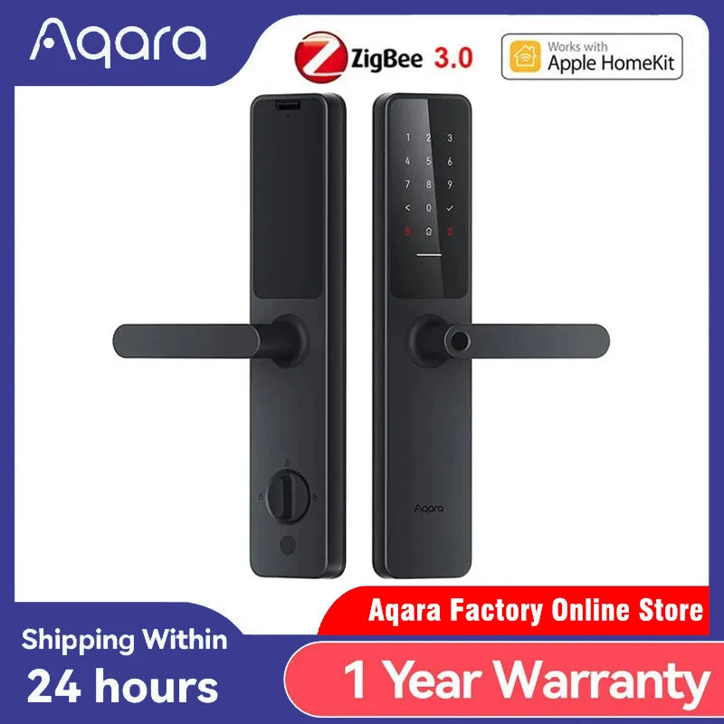 New Aqara Smart Door Lock A100 Pro Zigbee Bluetooth 5.0 NFC Card Lock Bluetooth Smart Fingerprint Unlock Work with Apple Homekit