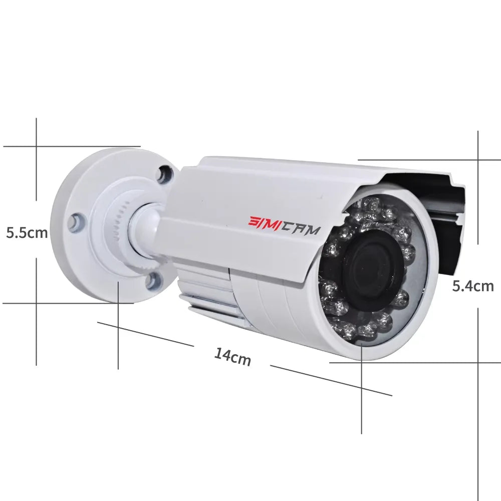 HD 720p/1080p AHD Analog Surveillance Camera Night Vision DVR CCD For Outdoor Indoor Waterproof Home Office CCTV Security Camera