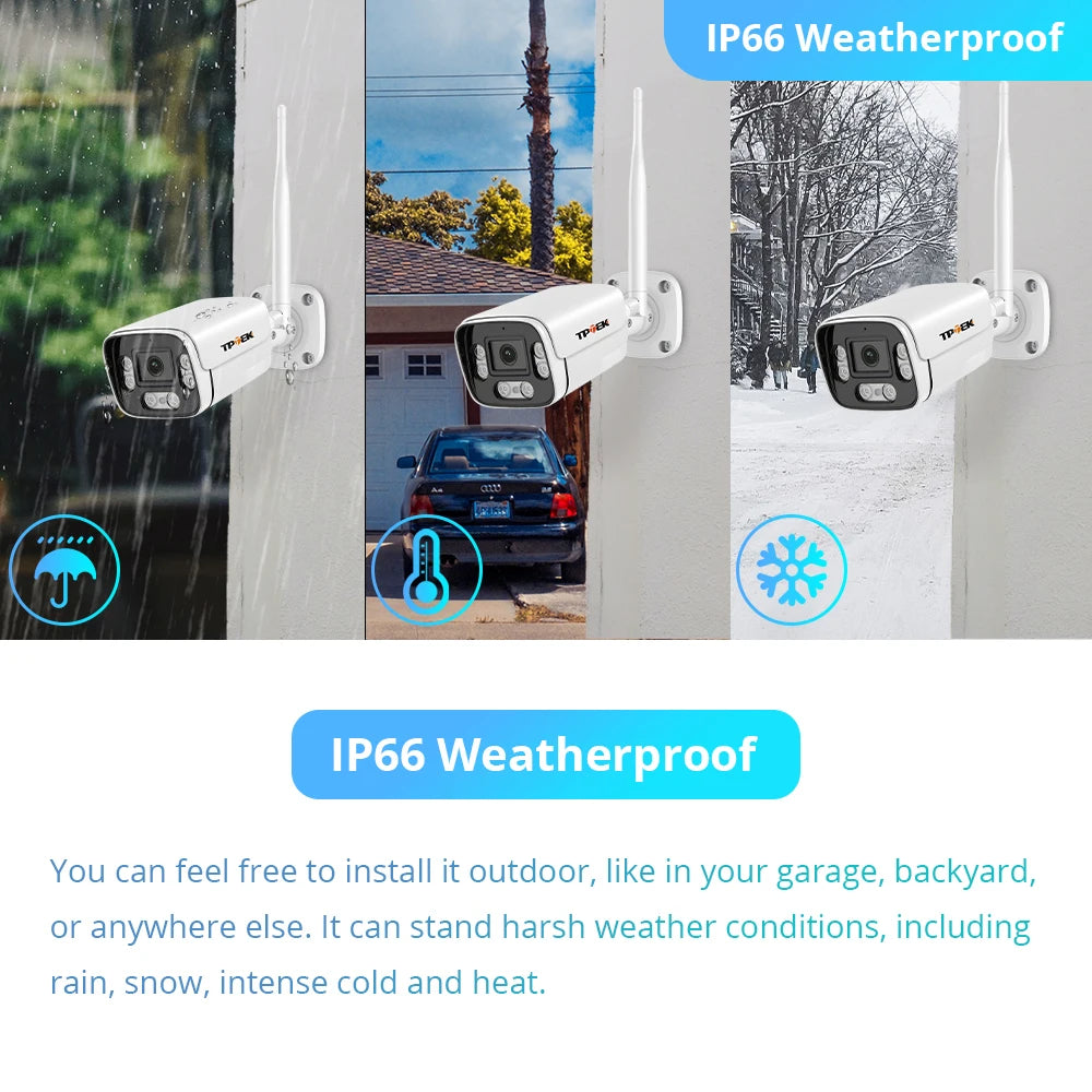 8MP 4K IP Camera Wifi Outdoor Surveillance Home Securtiy Protection CCTV Wi Fi Camara 5MP Video Wi-Fi Waterproof CamHi IP Cam